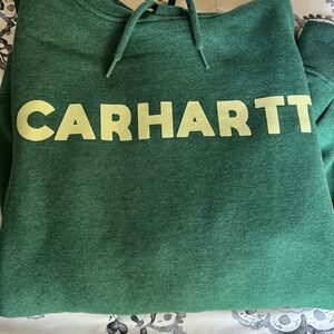 Carhartt Forest Green Relaxed Fit Hoodie